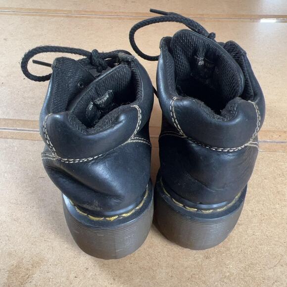 Dr. Martens Shoes Mens Size 7 Black Derby Leather Lace Up 1460 Slip Resistant main image 5